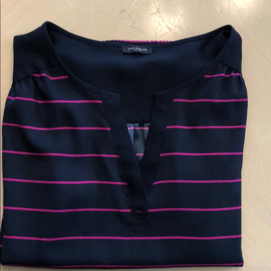 Ann Taylor Striped Blouse